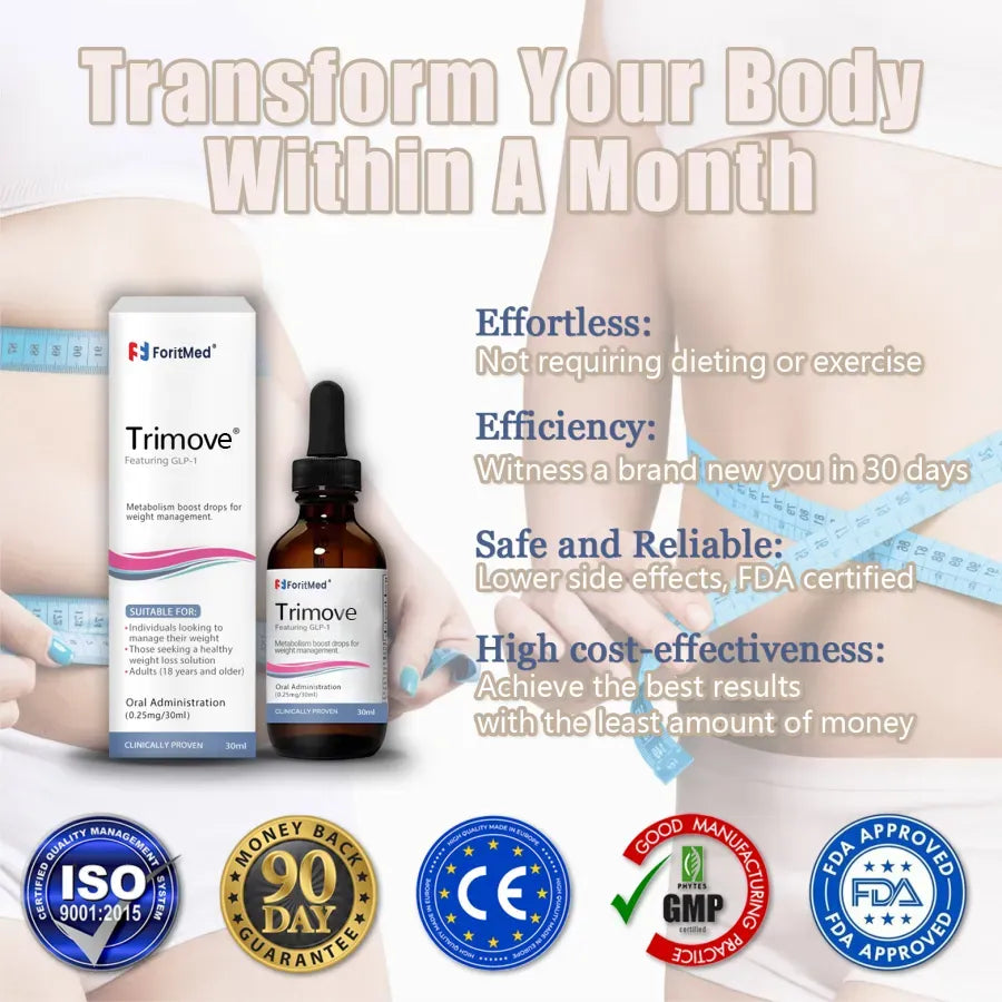 ⭐LAST DAY: 50% OFF; 90-DAY FREE RETURNS💰Trimove® METABOLISM VITAMIN DROPS