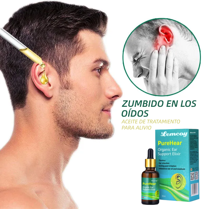 🔥Lemcoy™ PureHear Esencia Orgánica para el Cuidado del Oído🔥