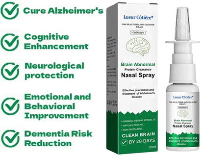 Free shipping over $50💰Lueur Côtière® Brain Abnormal Protein Clearance Nasal Spray